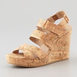 Donnald J. Pliner Gretel Cork Wedge size 10- new in box